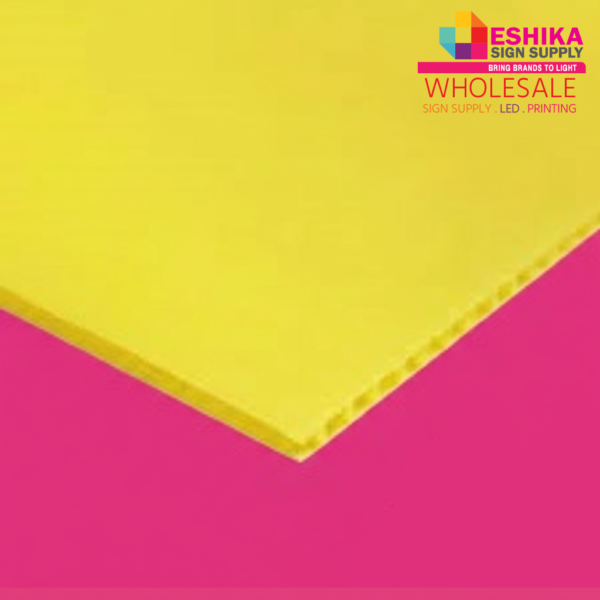 COROPLAST YELLOW 4MM 4'*8'