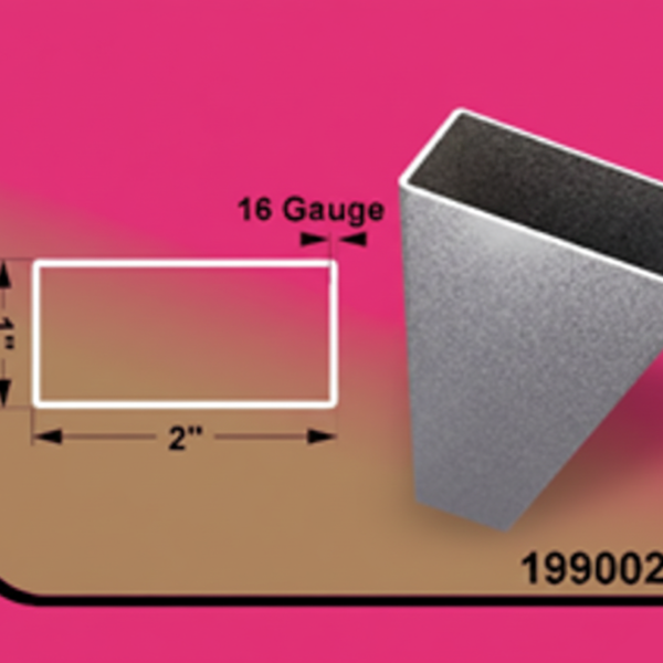 Aluminum Tubing Angle 1" x 1" - 24ft - 0.125" (3MM)