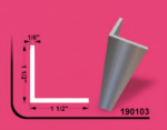 Aluminum Tubing Angle 1.25" x 1.25" - 24ft - 0.125" (3MM)