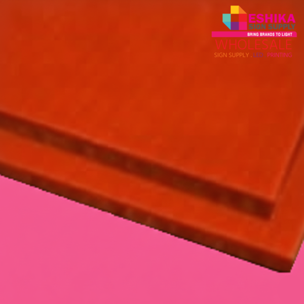 COROPLAST RED 4MM 4'*8'