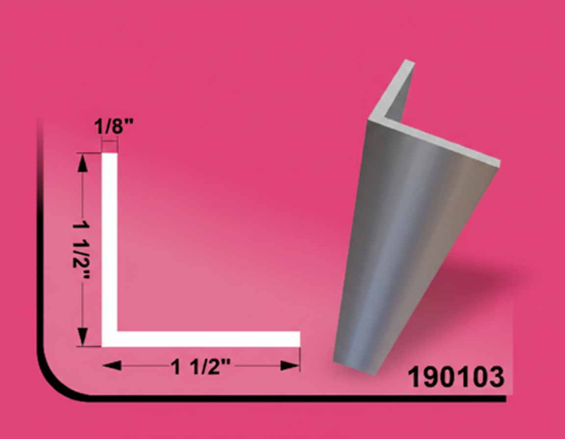 Gemini_Generated_Image_ha0setha0setha0s Aluminum Tubing Angle 1.5" x 1.5" - 24ft - 0.125" (3MM) - Image 1