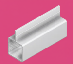 ALUMINUM TUBING - SINGLE FIN 1-3/4" x 4" - 12 ft