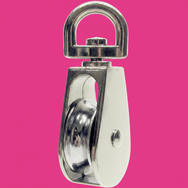 1" Single Swivel Pulley Steel Awning Fitting #1701P