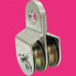 1-1/2" Fixed Eye Double Pulley Steel Awning Fitting 3214BC