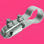 1"-3/8"Round Long Tie Down Clamps Steel Awning Fitting #34
